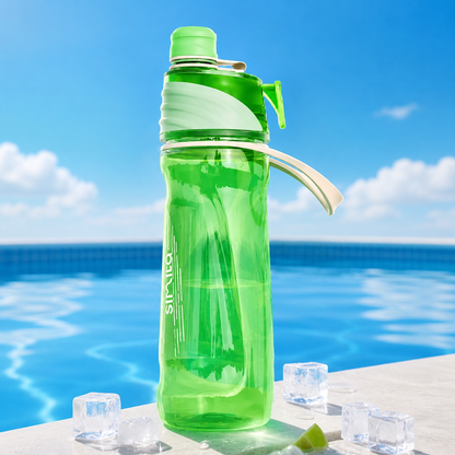 HydraMist™ 2-in-1 Cooling Misting Water Bottle